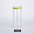 High Borosilicate Glass Tank with Food Grade Silicon Gel Cover Jar